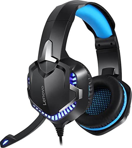 Lenovo Cuffie da gioco (Gaming) HS15 3D Stereo con microfono regolabile e effetto LED RGB