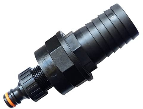 netSells - Auswahl Größe - Stabiler Adapter für Gardena Stecksystem auf 25 32 38 mm Pool Schlauch Schlauchverbinder Schlauchadapter, Hier: 1 Stück Ø 38 mm