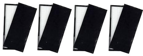Nispira 3 in 1 True HEPA Kohlefilter Ersatz kompatibel mit Alen T300 T100 Luftreiniger Im Vergleich zu Teil TF30, 4 Stück