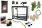 Komplettset: Für Kronengeckos (60x45x90cm) Terrarium mit ReptiZoo Glas- Terrarium 60x45x90cm (RK0124N)