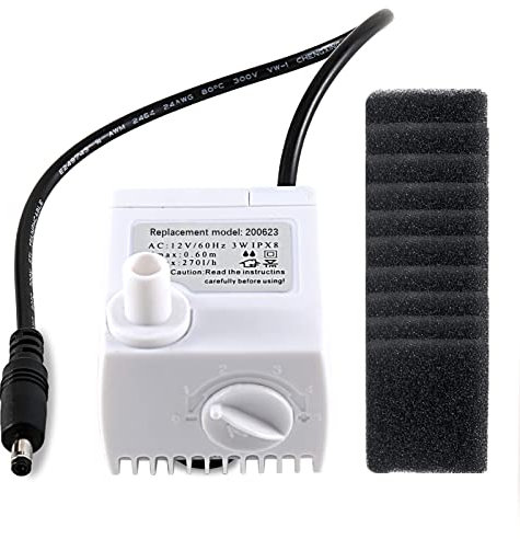 200623 Hydrokultur Anzuchtsystem Pumpe mit 10 Filtern, leise Hydrokulturpumpe, Pumpe wird mit Harvest Bounty Farm Extra Ultra funktionieren.