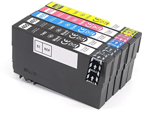 OBV 405 XL Druckerpatronen kompatibel Epson EC-C7000 WF-3800 Series WF-3820DWF WF-3825DWF WF-3830DWTF WF-4800 Series WF-4820DWF WF-4825DWF WF-4830DTWf WF-7800 Series ca. 1.100 Seiten 5er Sparset