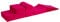 MEOWBABY Schaumstoff Bausteine Kinder – Kletterbausteine Indoor – Softbausteine XXL Baby – Riesen Bausteine XXL für Kinder – Spielpolster & Bewegungsbausteine, Samt, Magenta