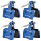 AGPTEK 4X Fahrrad Scheibenbremsbeläge, High Performance Bremsbeläge Disc Brake Pads & Spring (Resin) für Mountainbike Scheibenbremse I Bike Beläge I Bremsbelag (4 Stück), Blau EUR€1599EUR€15.99
