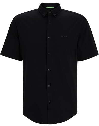 BOSS Hommes B Motion Chemise Regular Fit en Jersey de piqué de Coton