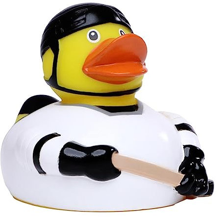 Schnabels Quietsche-Ente Eishockeyspieler - Freeze! Ente auf EIS! Diese Badeente Steht für die coolste Sportart überhaupt