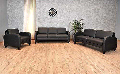 Quattro Meble Sofagarnitur 3-2,5-1 Oslo Mini 238 cm 2 x Sofa + Sessel Ledersofa Echt Leder Couch Lederset Farbauswahl !