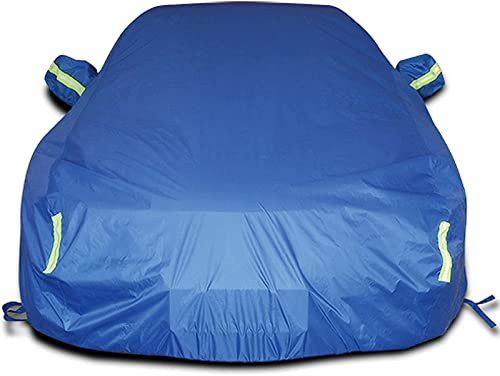 nenyan Autoabdeckung Outdoor Vollgarage Winter passend für Honda Civic CRX Cabriolet 1992-1997 | Auto abdeckplane Wasserdicht & Staubdicht Wetterfeste | Atmungsaktive Autoplane Autogarage, Blau