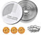 Anicy 12 PCS Emporte Piece Rond - Emporte Piece Patisserie Inoxydable avec boîte de Rangement, Emporte Piece Biscuit pour Pâtisseries, Donuts, Fondants, Gâteaux