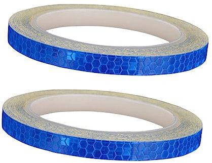 PartyKindom 2 Stück Fahrrad Reflektorband Reflektierende Aufkleber Streifen Reflektierendes Aufkleberband Mountainbike Zubehör