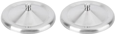 FRCOLOR Tapa Para Taza De Agua De Cristal De Té Y Café Con Forma Redonda De Acero Inoxidable De 2 Uds. Cubiertas Para Tazas Cubiertas Para Tazas Para Bebidas 8Cm De Diámetro