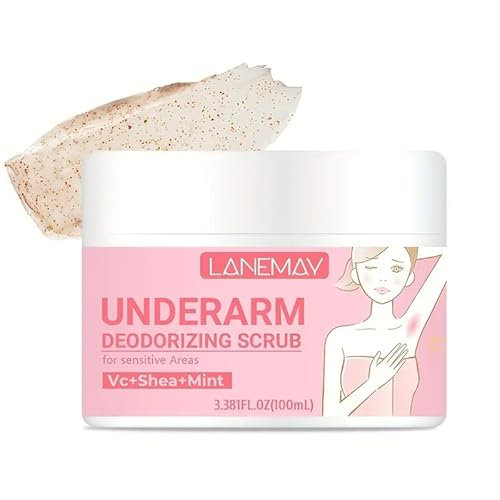 Crema esfoliante per ascelle, esfoliante per viso, piedi e corpo, per corpo, ascelle, ascelle, ginocchia, gambe e interno coscia