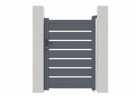 Casanoov Portillon 1m VOGEL H.140cm aluminium gris