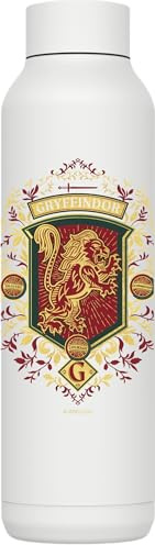 QUOKKA SOLID X HARRY POTTER | BOTELLA TÉRMICA DE ACERO INOXIDABLE DOBLE PARED | HP GRYFFINDOR