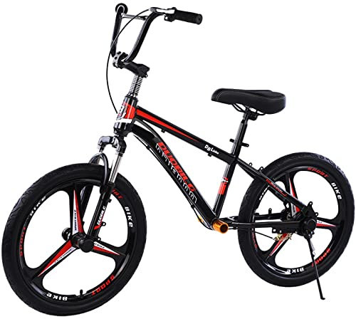16/18 20 Zoll Laufrad mit Bremsen/Fußstütze, Geschenk für große Kinder/Erwachsene/Bo/Mädchen, verstellbarer Lenker/Sitz, kein Pedal, Kleinkind-Laufrad, unterstützt 100 kg (Farbe: Rot, Größe: 18 Zoll