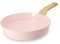MENASTYL - Poêle 20cm avec revêtement antiadhésif céramique (Sans PFAS/Sans PTFE) tous feux dont induction - En Aluminium - Gamme Colorama - Rose - 6020920