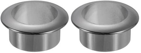 QUARKZMAN 2 Pcs 1.18 Inch (30mm) Passe-Câbles En Nylon, Couverture De Trou Pour Câble En Plastique, Organisateur De Câbles Pour Bureau D'ordinateur Et Armoire, Noir