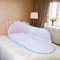 BWBIKE Mosquitero Grande Pop-Up para Cama - Mosquitero Plegable para Camas Individuales, Uso en Interiores y Exteriores, para Adultos, Estudiantes y Bebés, Azul