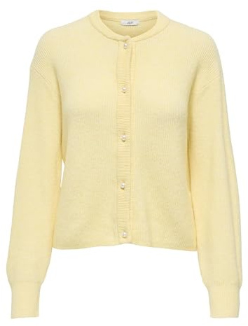 JDY Damen Jdylumi Life L/S Button Cardiga KNT Noos, Golden Haze, XL EU