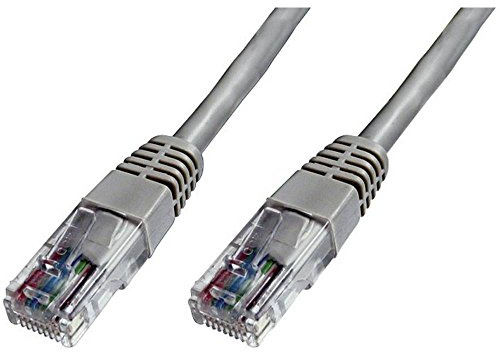 DIGITUS LAN Kabel Cat 5e - 0,5m - RJ45 Netzwerkkabel - U/UTP Ungeschirmt - Kompatibel zu Cat6 und Cat5 - Grau
