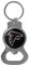 Siskiyou NFL Sports Fan Shop Atlanta Falcons Flaschenöffner, Schlüsselanhänger, Einheitsgröße, Teamfarbe, Schwarz