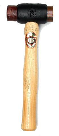 Thor th03212 cobre/Rawhide martillo 1 – 1/2-inch Face diámetro