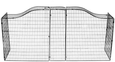 Safetots Designerförmiger Kaminschutz, Premium Kindersicherheits- und Haustiergitter für Kamine, 174cm Breite, Einfache Installation, Babys und Kleinkindersicherheits-Kaminschutz