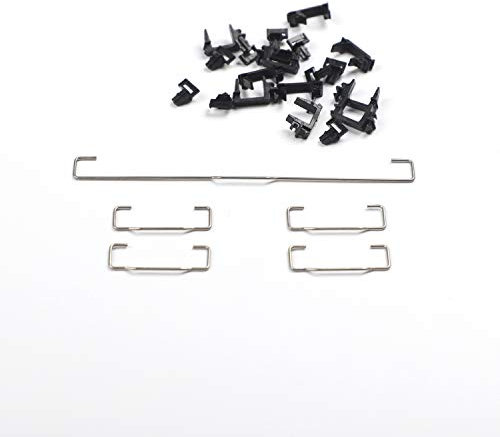 Costar Style Plate-Mounted Costar Stabilizers Balancing Pole Raised Wire 6.25u 2u for MX Mechanical Keyboard Filco