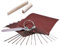 Acoustic Guitar Tools Guitar Files for Nut Sand Paper Guitar Bridge Saddle and Nut 13 Different Size Needle Files with Circular