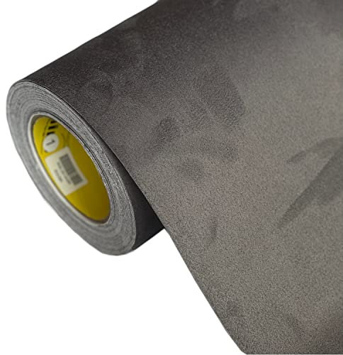 folimac Mikrofaserstoff Folie Selbstklebende Wildleder Optik Autofolie Innenraum Stretch Dehnbar Stoff Velours 50,70€/m² (Charcoal - Dunkelgrau, 50x142cm)