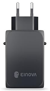 Einova Sirius 65W Caricatore USB-C Alimentatore Leggero e Tascabile per PC | Tecnologia GaN | Compatibile con Smartphone Apple e Android, PC e Tablet - India Ink