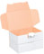 smiley pack 50 Maxibriefkartons 160 x 110 x 50 mm weiß (50 Stück) DIN A6 Maxibrief Versandkarton für DHL DPD GLS Hermes Warensendung Büchersendung mit Steckverschluss