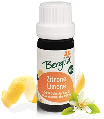 Bergila Ätherisches Öl Zitrone (citrus limon) Bio, 100 ml - aus 100% natürlichen, biologischen Rohstoffen - kontrollierte und zertifizierte Qualität aus Südtirol