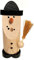 Hess Holzspielzeug 40016 - Räuchermann aus Holz, Räucherfigur mit Besen, ca. 13 cm, Dekoration für die Advents- und Weihnachtszeit aus dem Erzgebirge
