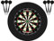 Mission Darts Home Center Dartscheibe, Dartset inklusive Dartscheibe und 2 Dartsets, Standard-Schutzring