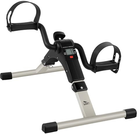 Folding Pedal Exerciser Mini Exercise Bikes Arm and Leg Exercise Peddler Machine