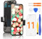 Yodoit Display für iPhone 11 LCD Bildschirm Ersatz 6,1 Zoll 3D Touch Digitizer Montage Glas Touchscreen Ersatz mit Reparatursatz, Kompatibel für Modell A2111, A2223, A2221