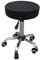 Zen – Rollhocker mit Rollen – ergonomischer Hocker – Drehhocker höhenverstellbar – ideal als Arbeitshocker, Massagehocker, Bürohocker, Praxis Arzthocker, Kosmetikhocker, Friseurhocker (Schwarz)