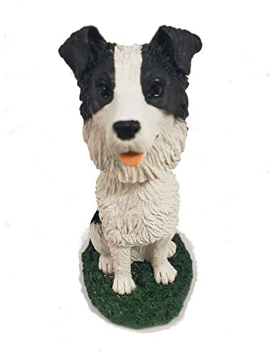 Animal Den Border Collie Dog Wackelfigur Statue Geschenk für Auto Armaturenbrett
