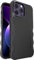 Smartish iPhone 14 Pro Max Protective Magnetic Case - Gripzilla Compatible with MagSafe [Rugged + Tough] Heavy Duty Grip Cover w/Drop Tested Protection for Apple iPhone 14 Pro Max - Black Tie Affair