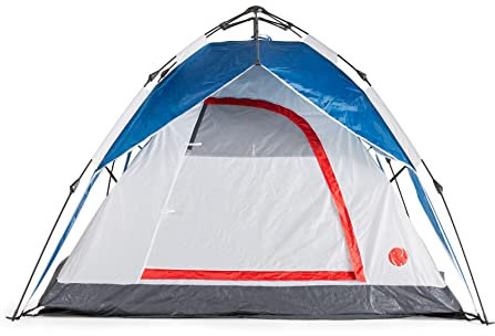 OMNICORE DESIGNS Wander Kuppelzelt für 3 Personen mit abnehmbarem Baldachin – 2,1 m x 2,1 m Zelt/2,1 x 2,1 m Überdachung