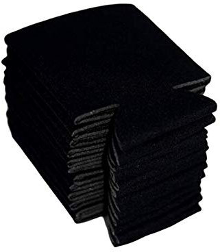 Doumneou 10 x Neoprene Beer Can Cooler Drink Cup Bottle Sleeve Insulation Wrap Cover Black