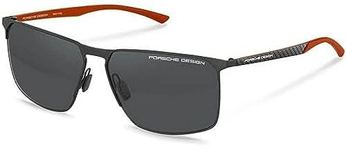 Porsche Design P8964 B Dark Grey, Red Sunglasses Man Metal, Navigator, 61