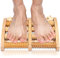 Fußmassageroller Holz Premium Foot Massage Roller Fußmassagegerät Fußroller Holzroller Fuß Massagegerät zur Stressreduzierung Entspannung Fersensporn Fußmassage für Zuhause&Büro