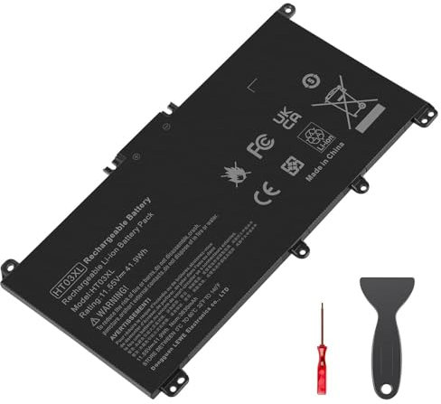 PASUKTER HT03XL l11119-855 Laptop Battery for HP Replacement rechargeable li-ion Battery for HP Pavilion 14-CE 14-CF 14-CK 14-CM 14-DF 14-MA 14Q-CS 14Q-CY 14S-CF 14S-CR Series