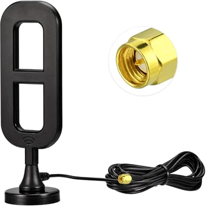Superbat Antenna 4G LTE Esterna Magnetica 8dBi Omnidirezionale Cavo RG174 3m SMA Maschio Compatibile Router Cellulari, Modem, Amplificatori di Segnale, Telecamere di Sorveglianza