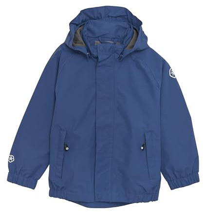 Color Kids Kids Shell Jacket Blau - Wasserdichte atmungsaktive Kinder Regenjacke, Größe 104 - Farbe Ensign Blue