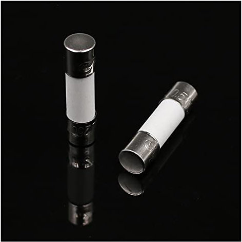 GEBBEM Sicherungen 100 Stück Keramiksicherung 5 mm x 20 mm träge T 0,5 A 1 A 2 A 3 A 4 A 5 A 6 A 8 A 10 A 13 A 15 A 20 A 30 A 250 V Sicherungsautomat Auto Cigar O (Color : One Box)
