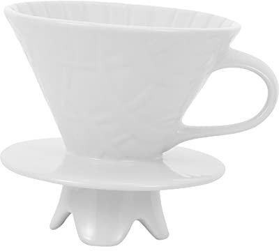 jojofuny 1pezzi Caffettiera Filtrante Ceramica Filtro Per Caffè Manuale Design Elegante Per Casa e Ufficio Adatta Tazze Facile Da Usare e Conservare Perfetta Per Ristoranti e Caffetterie