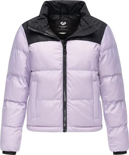 Ragwear Damen Colourblocking Winterjacke Serah Lavender Gr. 6XL